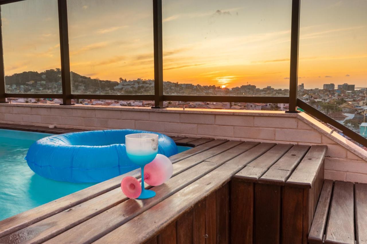 Cobertura Pe Na Areia Com Piscina Privativa E Vista Mar Na Praia Dos Anjos, Arraial Do Cabo, Para Ate 8 Pessoas Εξωτερικό φωτογραφία